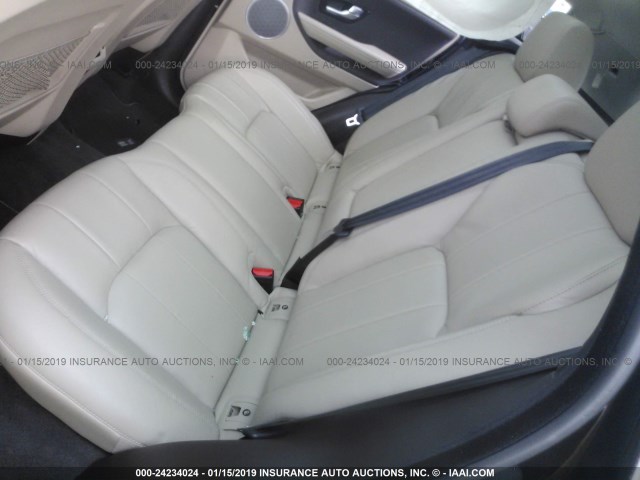 SALVP2BG6GH161058 - 2016 LAND ROVER RANGE ROVER EVOQU SE BLACK photo 8