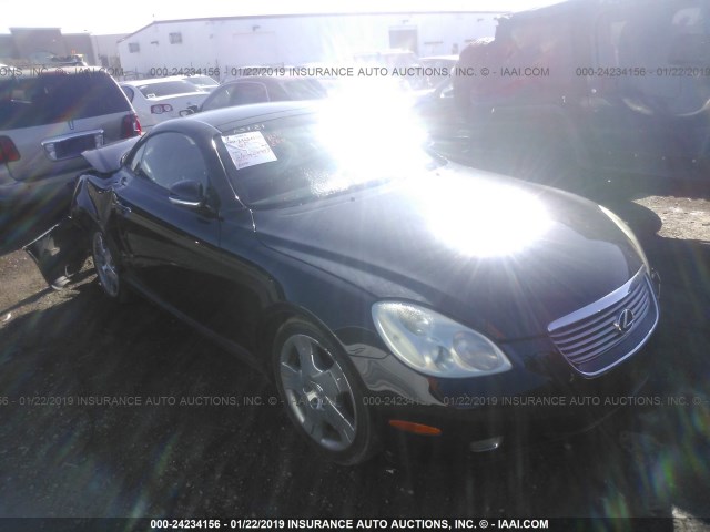 JTHFN48Y740054896 - 2004 LEXUS SC 430 BLACK photo 1