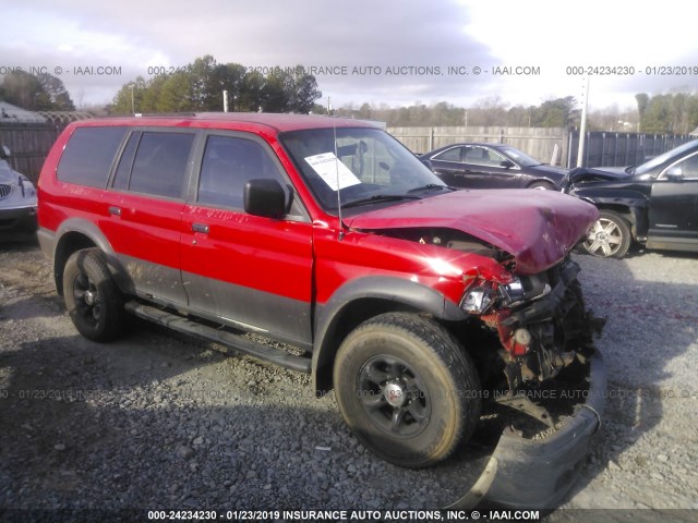 JA4LS31P5VP009645 - 1997 MITSUBISHI MONTERO SPORT LS RED photo 1