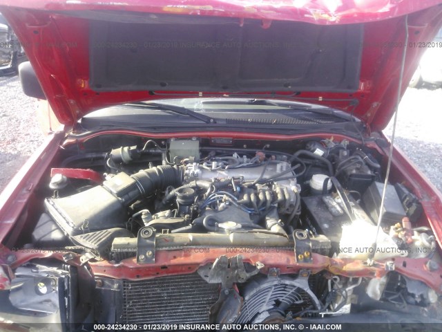 JA4LS31P5VP009645 - 1997 MITSUBISHI MONTERO SPORT LS RED photo 10