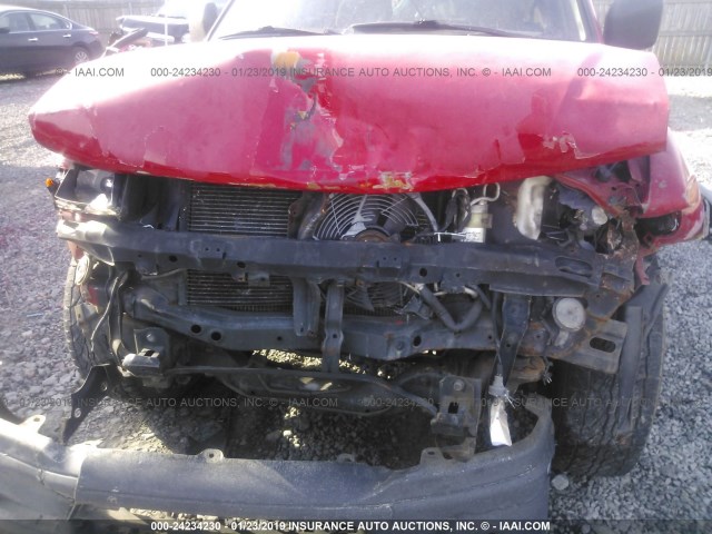 JA4LS31P5VP009645 - 1997 MITSUBISHI MONTERO SPORT LS RED photo 6