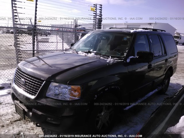 1FMFU16556LA28760 - 2006 FORD EXPEDITION XLT BROWN photo 2