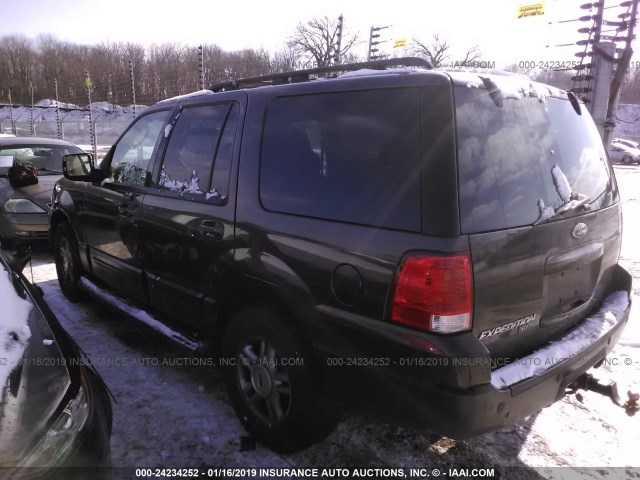 1FMFU16556LA28760 - 2006 FORD EXPEDITION XLT BROWN photo 3