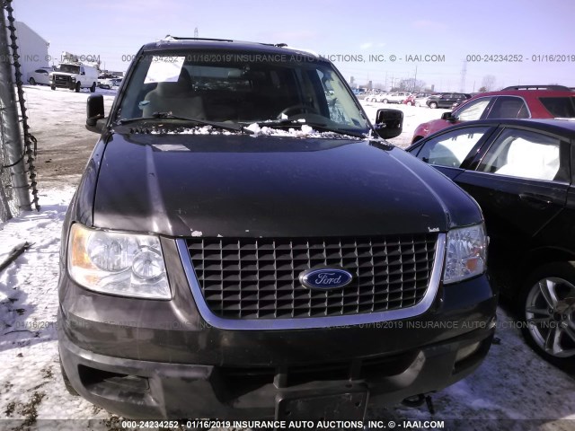 1FMFU16556LA28760 - 2006 FORD EXPEDITION XLT BROWN photo 6