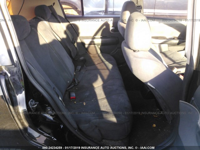 3N1BC13E48L421198 - 2008 NISSAN VERSA S/SL BLACK photo 8