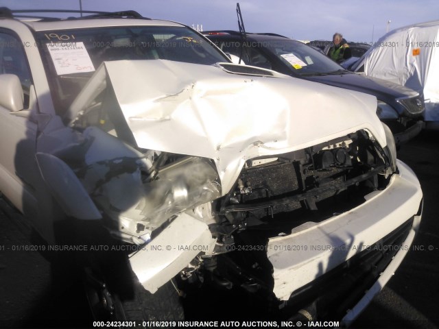 JTEBU14R58K032868 - 2008 TOYOTA 4RUNNER SR5/SPORT WHITE photo 6