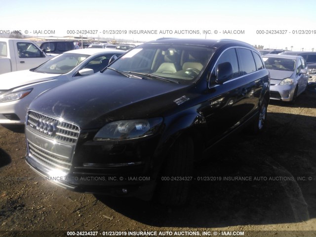 WA1BY74L78D029377 - 2008 AUDI Q7 3.6 QUATTRO PREMIUM BLACK photo 2