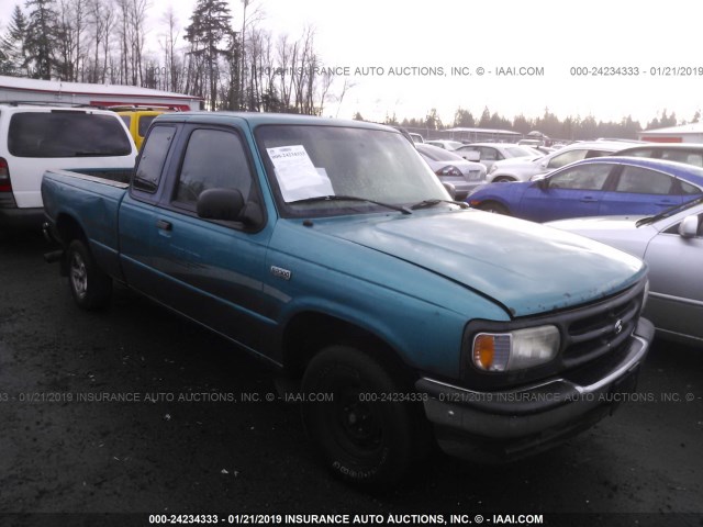 4F4CR16A0TTM20456 - 1996 MAZDA B2300 CAB PLUS BLUE photo 1