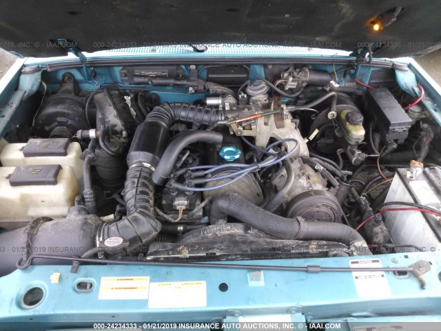 4F4CR16A0TTM20456 - 1996 MAZDA B2300 CAB PLUS BLUE photo 10