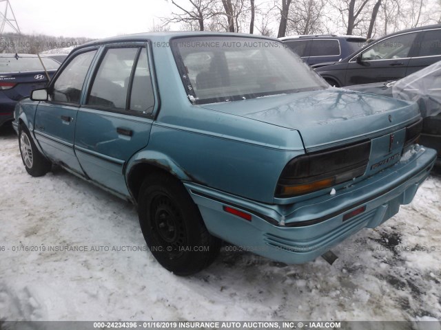 1G2JB54H3R7525672 - 1994 PONTIAC SUNBIRD LE BLUE photo 3