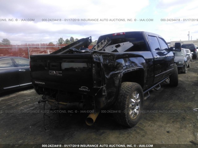 1GT12UEY6HF224998 - 2017 GMC SIERRA K2500 DENALI BLACK photo 4