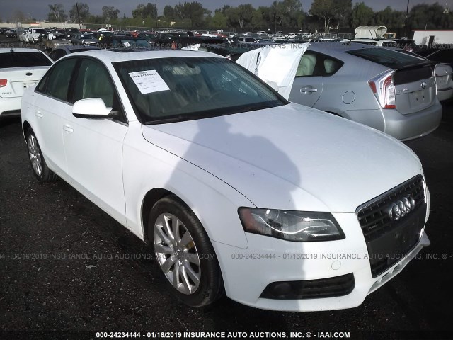 WAUFFAFL5BN004967 - 2011 AUDI A4 PREMIUM PLUS WHITE photo 1