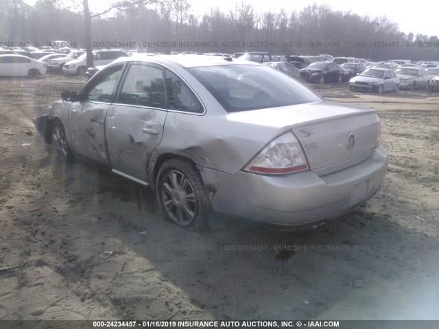 1MEHM42W38G625302 - 2008 MERCURY SABLE PREMIER SILVER photo 3