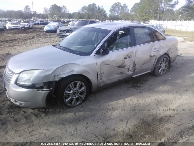 1MEHM42W38G625302 - 2008 MERCURY SABLE PREMIER SILVER photo 6