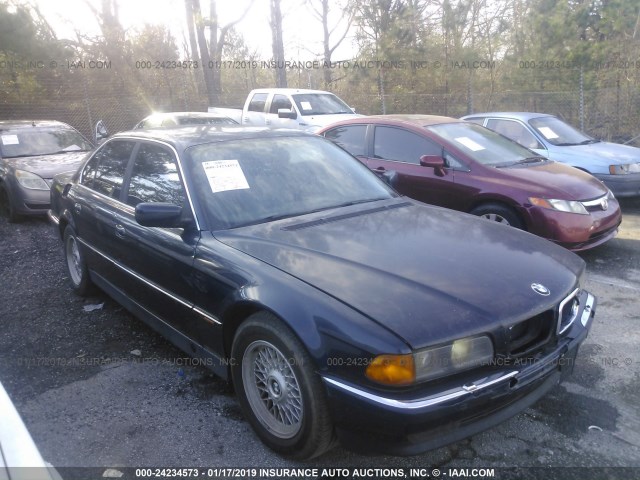 WBAGF6321SDH07147 - 1995 BMW 740 I AUTOMATIC BLUE photo 1