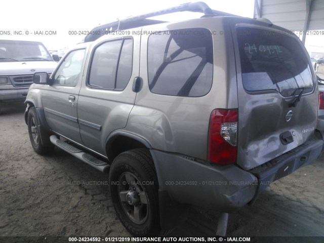 5N1ED28T64C628665 - 2004 NISSAN XTERRA XE/SE GOLD photo 3