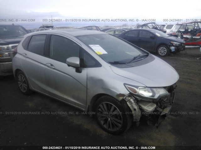 3HGGK5H86FM703433 - 2015 HONDA FIT EX/EXL SILVER photo 1