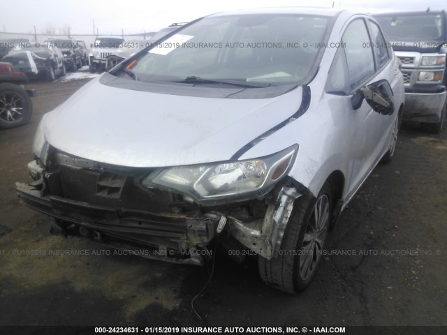 3HGGK5H86FM703433 - 2015 HONDA FIT EX/EXL SILVER photo 6