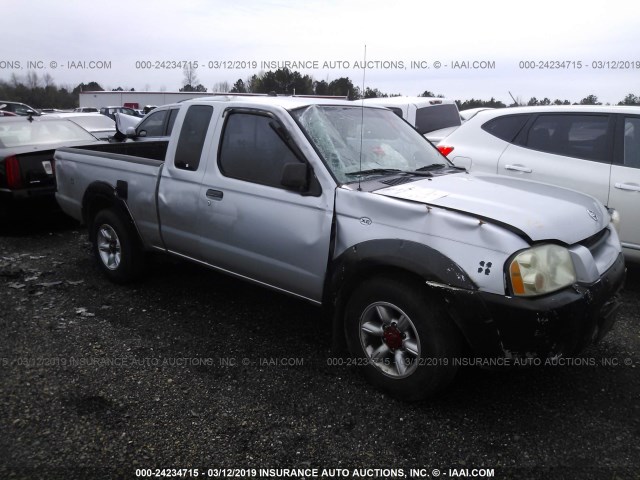 1N6DD26S82C307473 - 2002 NISSAN FRONTIER KING CAB XE SILVER photo 1