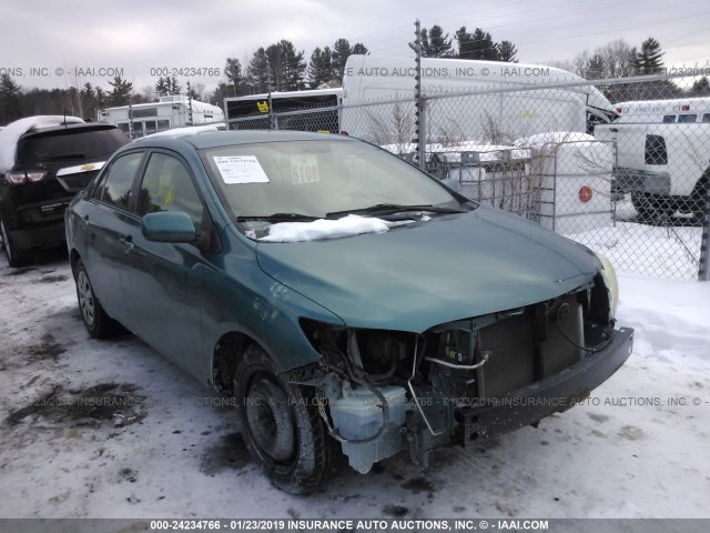 JTDBL40EX99040551 - 2009 TOYOTA COROLLA LE/XLE GREEN photo 1