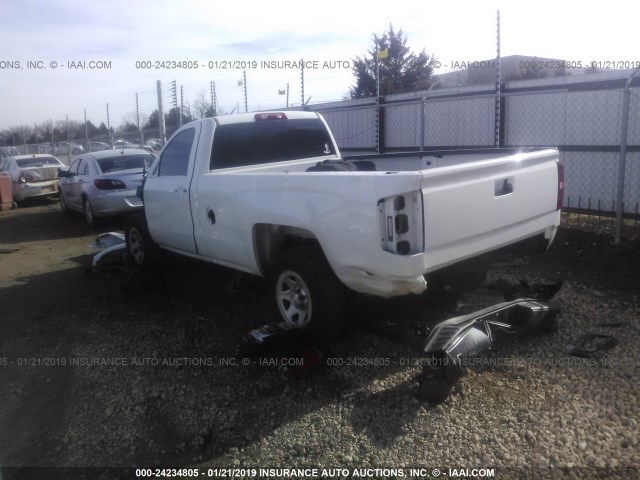 1GCNCNEH3HZ396909 - 2017 CHEVROLET SILVERADO C1500/C1500  LS WHITE photo 3