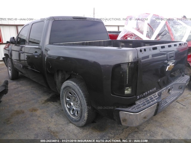 3GCPCSEA7BG113820 - 2011 CHEVROLET SILVERADO C1500 LT GRAY photo 3