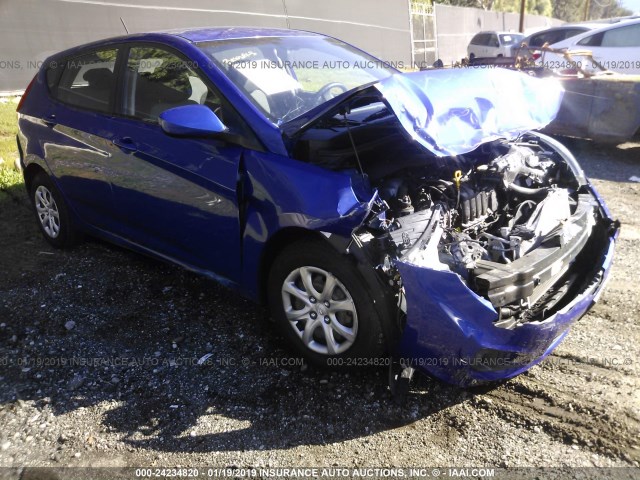 KMHCT5AE5DU079266 - 2013 HYUNDAI ACCENT GLS/GS BLUE photo 1