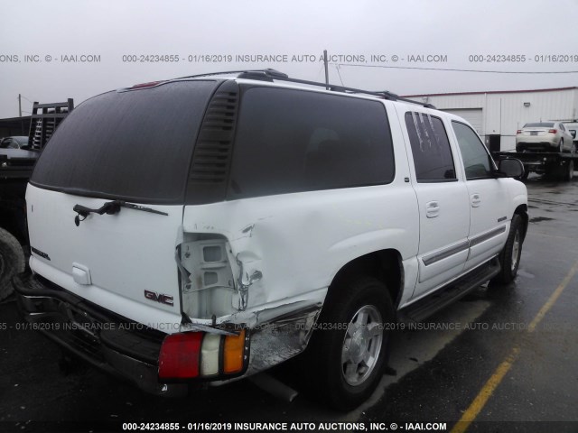 3GKEC16Z94G293315 - 2004 GMC YUKON XL C1500 WHITE photo 4