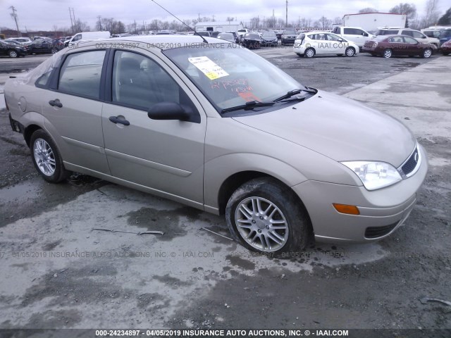 1FAFP34N77W288593 - 2007 FORD FOCUS ZX4/S/SE/SES BEIGE photo 1