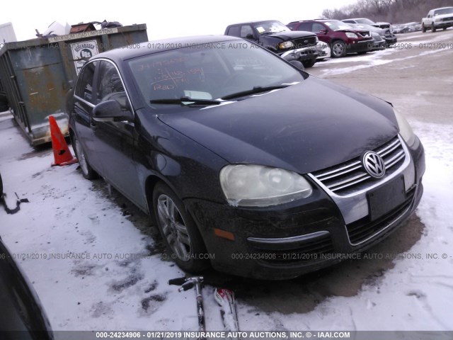 3VWEF71K27M069838 - 2007 VOLKSWAGEN JETTA WOLFSBURG 黑色 照片 1