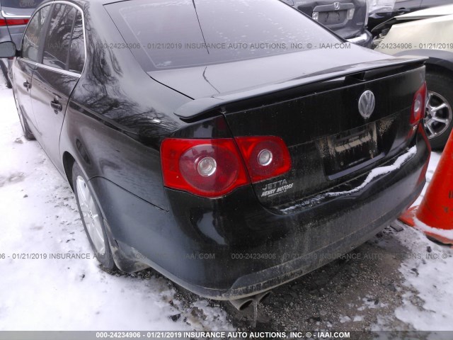 3VWEF71K27M069838 - 2007 VOLKSWAGEN JETTA WOLFSBURG 黑色 照片 3