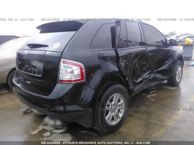 2FMDK3GC2ABA80927 - 2010 FORD EDGE SE BLACK photo 4