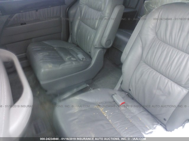 5FNRL38708B021736 - 2008 HONDA ODYSSEY EXL GRAY photo 8