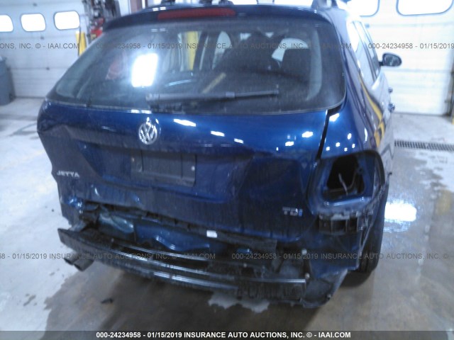 3VWML7AJ7BM695826 - 2011 VOLKSWAGEN JETTA TDI Navy photo 6