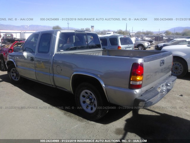 2GCEC19WX11340725 - 2001 CHEVROLET SILVERADO C1500 SILVER photo 3