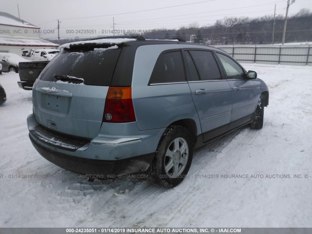 2C8GM68475R424428 - 2005 CHRYSLER PACIFICA TOURING BLUE photo 4