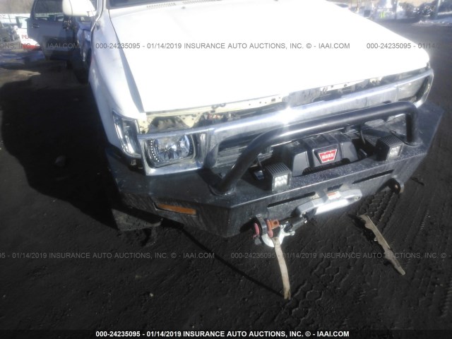 JT4RN13P0K0006777 - 1989 TOYOTA PICKUP 1/2 TON EXTRA LONG WHEELBASE DLX WHITE photo 6