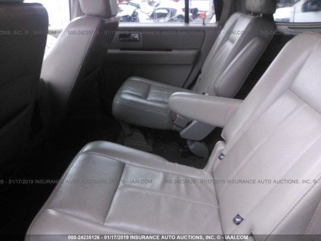 1FMFU19508LA85625 - 2008 FORD EXPEDITION LIMITED GRAY photo 8