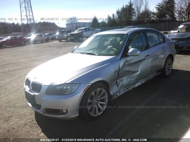 WBAPK5C55BA653978 - 2011 BMW 328 XI SULEV SILVER photo 2