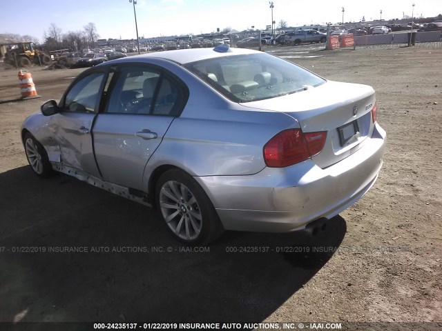 WBAPK5C55BA653978 - 2011 BMW 328 XI SULEV SILVER photo 3