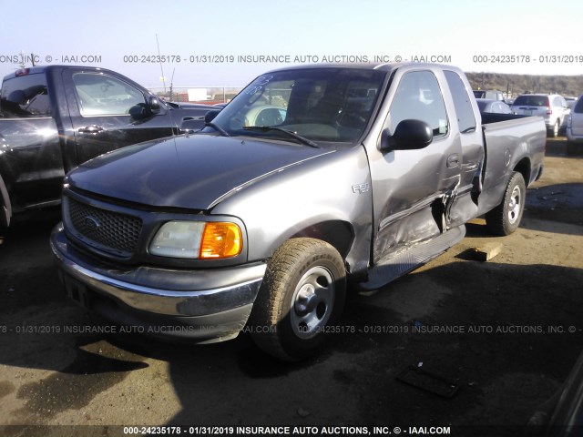 2FTRX17284CA30975 - 2004 FORD F-150 HERITAGE CLASSIC GRAY photo 2