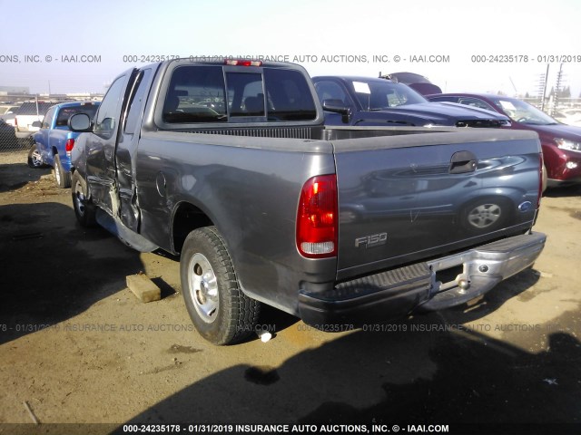 2FTRX17284CA30975 - 2004 FORD F-150 HERITAGE CLASSIC GRAY photo 3