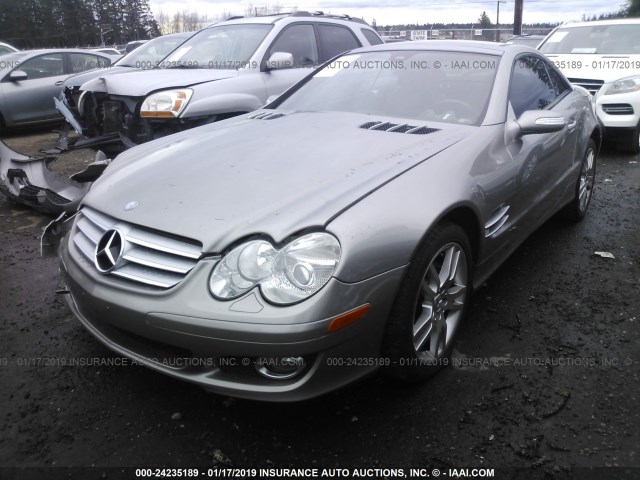 WDBSK71F27F118636 - 2007 MERCEDES-BENZ SL 550 Gümüş foto 2
