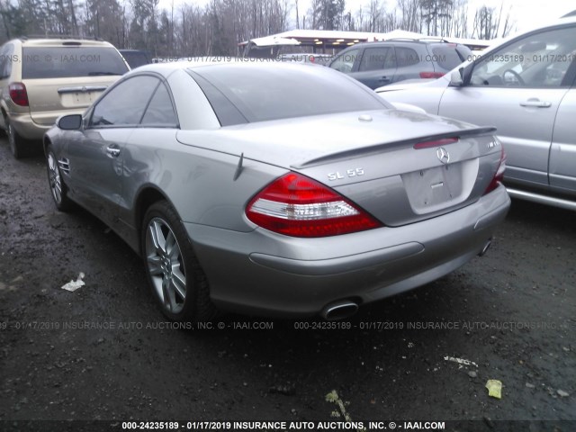 WDBSK71F27F118636 - 2007 MERCEDES-BENZ SL 550 Gümüş foto 3