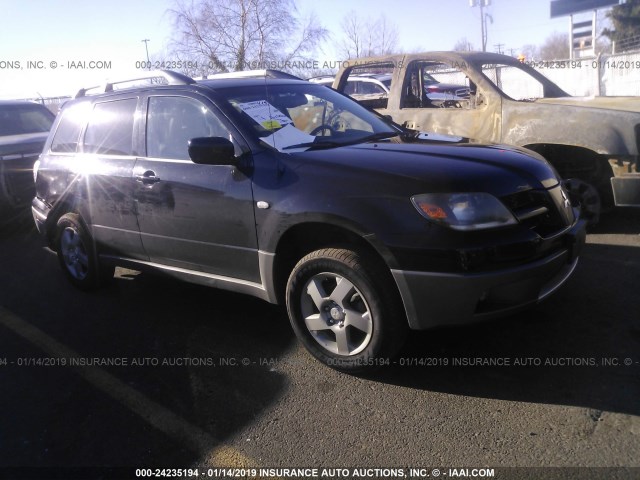 JA4LZ41G23U085355 - 2003 MITSUBISHI OUTLANDER XLS BLACK photo 1