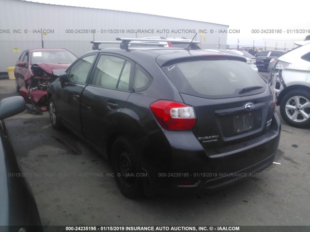 JF1GPAA64F9200411 - 2015 SUBARU IMPREZA GRAY photo 3