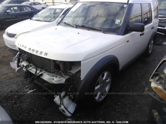 SALAG25436A410732 - 2006 LAND ROVER LR3 HSE WHITE photo 2