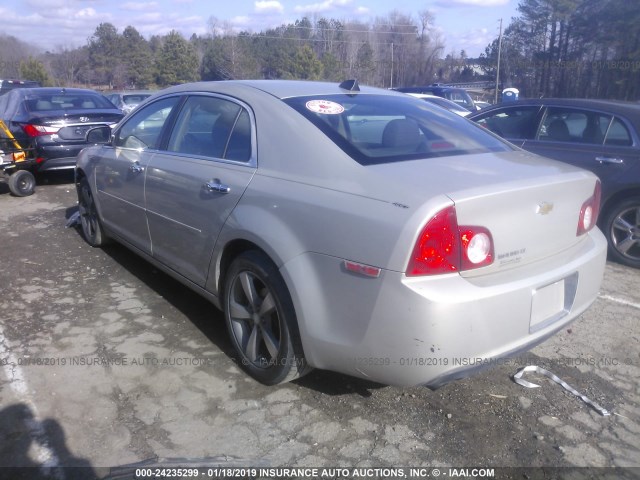 1G1ZC5E06CF159118 - 2012 CHEVROLET MALIBU 1LT 棕色 照片 3