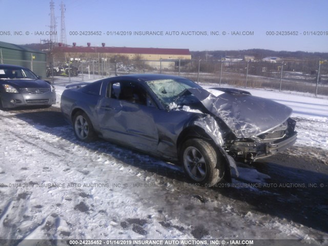 1ZVHT82H175245878 - 2007 FORD MUSTANG GT GRAY photo 1