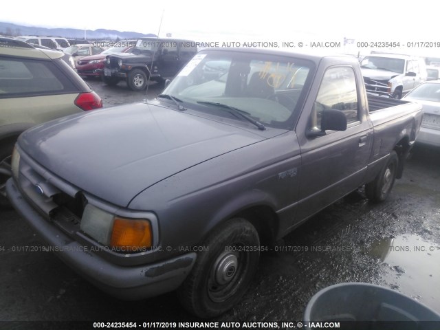 1FTCR10AXSUC13776 - 1995 FORD RANGER GRAY photo 2